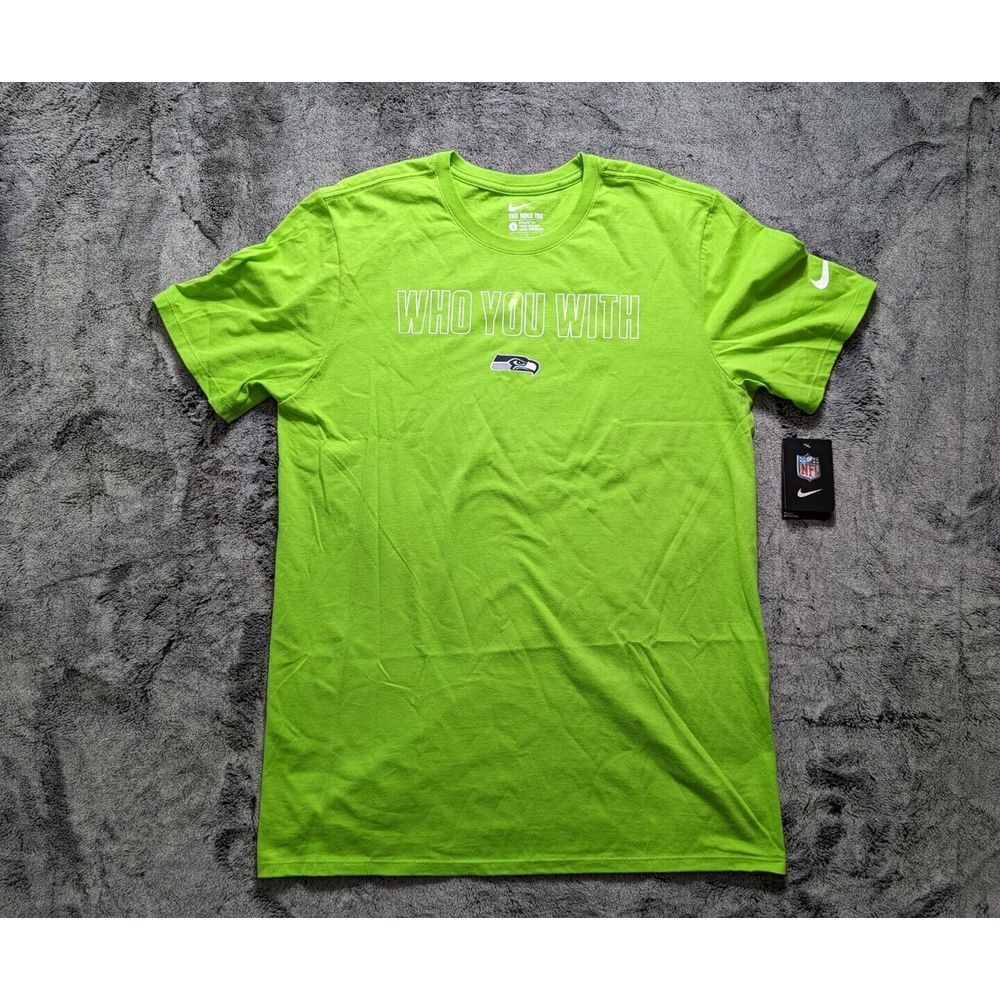 Nike Seattle Seahawks Short Sleeve T Shirt Men's Size Large Green